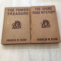 Vintage Lot Of 2 Hardy Boys- The Tower Treasure , the Shore road mystery 1920s - £10.99 GBP