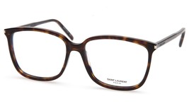 New Saint Laurent Paris SL 453 002 Havana Eyeglasses Frame 56-15-145mm B44mm - $161.69