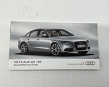 2013 Audi A6 Owners Manual Set with Case OEM L01B47009 - £11.67 GBP