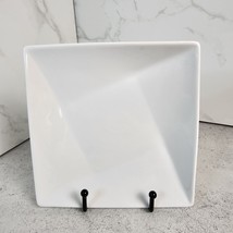 Crate &amp; Barrel Square White Salad Plates NEW - $111.60 MXN