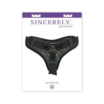 Sincerely, Sportsheets Lace Adjustable Strap-On Harness Black - £33.45 GBP