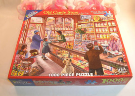 Old Candy Store White Mountain JigSaw Puzzle 1000 Pieces 24&quot; x 30&quot; 61 cm... - £10.38 GBP