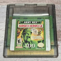 Army Men Sarges Heroes 2 GBC Nintendo Gameboy Color Cleaned Tested - £7.69 GBP
