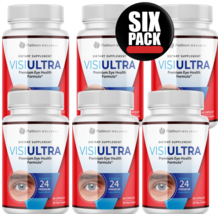 6 PACK-VISIULTRA- Premium Eye Health Supplement Supports Healthy Vision-... - $179.95
