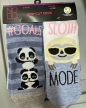 No Boundaries Womens Ladies 6 Pair Pack  Low Cut Socks Size 4-10 NEW Slo... - $9.99