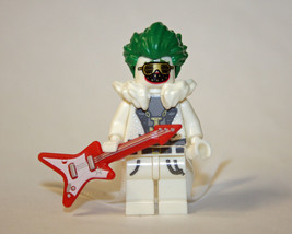 Joker Rock Star Batman Building Minifigure Bricks US - £5.62 GBP