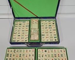 Vtg Chinese Mahjong Set Traditional Tiles Mah-Jong Game Set With Gamebox... - £98.61 GBP
