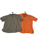 Tommy Bahama Bundle Lot of (2) Men’s Button Front Textured Trees Casual ... - $47.45