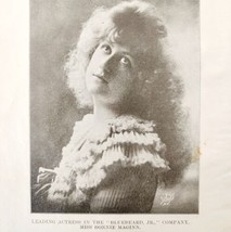 1904 Bonnie Maginn Actress Killed In Chicago Iroquois Theater Fire DWNN5 - £22.56 GBP
