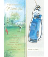 Happy Birthday To A Wonderful Father- Birthday Greeting Card - 06572 - $2.79