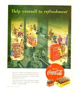 Coca-Cola, Large 1950 Magazine Ad - $6.00