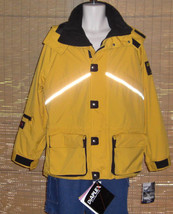 Woolrich Diaplex Coat John Rich Bros Sailing Snow Ski Yellow Black - £133.68 GBP