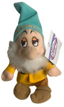 Walt Disney Store Snow White Bashful Dwarf 8&quot; Bean Bag Stuffed Animal Toy - £8.97 GBP