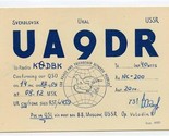 QSL Card UA9DR Sverdlovsk Ural USSR 1959  - $9.90