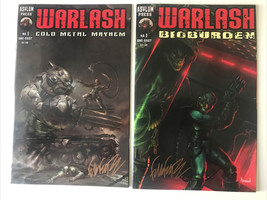 WARLASH  #1 Cold Metal Mayhem &amp; Bio NM/M Signed By Artist Frank Forte w/... - £14.61 GBP
