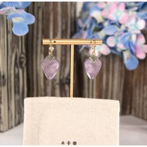 Alexis Bittar Prarie Crocus Lucite Solanales Crystal Gold Drop Earrings NWT - $162.86