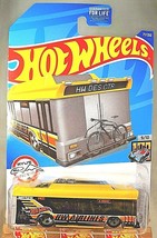 2022 Hot Wheels #77 HW Metro 9/10 AIN&#39;T FARE Bus Yellow-Black w/Gray 5 Spokes - $7.80