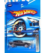 Hot Wheels 2006 Motown Metal Series #89 &#39;67 Camaro Black w/ Y5s - $7.00