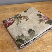 Vintage JC Penney Blouson Valance 84x18&quot; Floral Cabbage Rose Classic Tra... - $24.74