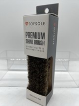 Sof Sole PREMIUM SHOE SHINE BRUSH 100% HORSE HAIR Evenly Buffs &amp; Polishe... - $183.43 MXN