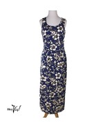 Vintage Hilo Hatties Hawaiian Original Dress, Blue Hibiscus Cotton Sz 8 ... - £33.28 GBP