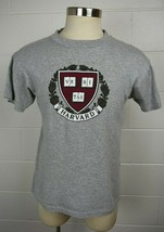 Vintage Harvard Textile Prints 50/50 Single Stitch T-Shirt USA Large - £18.77 GBP