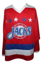 Any Name Number Baltimore Skipjacks Retro Hockey Jersey Red Carlson #17 Any Size image 4