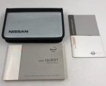 2009 Nissan Quest Owners Manual Handbook Set with Case OEM J03B42010 - £15.50 GBP