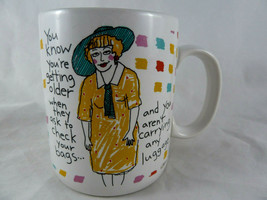 Vintage Shoebox Hallmark Mug You know you are getting older when they ask - £8.21 GBP