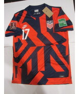 Gianluca Busio USA USMNT 2022 World Cup Stadium Blue Away Soccer Jersey ... - $70.00