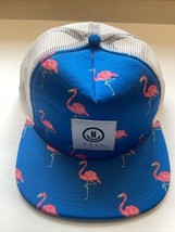 NEFF Flamingo Print Hat Mens One Size Blue Snapback Ball Cap - $12.86