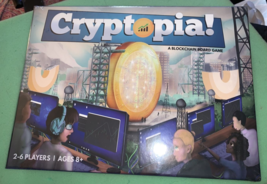 Cryptopia Cryptocurrency Blockchain Board Game Family Educational Tech Investing - £17.03 GBP