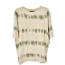 No Boundaries Oversize T-Shirt M (38-40) Beige Tie-Dye SS 100% Cotton Casual - £7.20 GBP