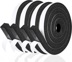 Fowong Air Conditioner Window Seal 1 Inch X 1 Inch,, 6.5Ft X 4 Rolls, Black - $41.97