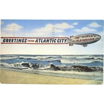 Vintage Postcard, 1950, Greetings from Atlantic City - £7.97 GBP