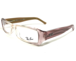 Ray-Ban Eyeglasses Frames RB5185 2433 Brown Clear Pink Fade Horn 51-14-135 - $74.58