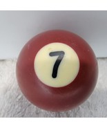 Miniature Pool Ball Small Billiards 1-1/2&quot; Pocket Size SINGLE 7 BALL BRO... - £5.05 GBP