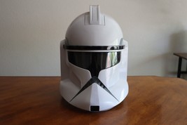 Star Wars Clone Storm Trooper Talking Voice Changer Helmet Hasbro 2008 W... - £27.73 GBP