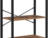 Bookshelf, Bookcase, 5-Tier Storage Rack With Steel Frame, Industrial St... - $81.93