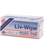 Liv-Wipe Mini Alcohol Swabs 100pk - $67.38