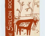 The Sirloin Room Booklet Menu Stock Yard Inn Chicago Illinois 1950 - $87.12