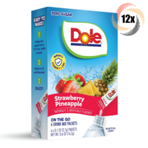 12x Packs Dole Strawberry Pineapple Sugar Free Drink Mix | 6 Packets Each | .6oz - £24.20 GBP