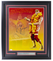 Hulk Hogan Signé Encadré 16x20 Wwe Photo JSA - £226.88 GBP