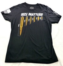 Grunt Style Size Matters Ammo Bullets T-Shirt XLarge 100% Cotton Black - $14.25