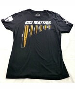 Grunt Style Size Matters Ammo Bullets T-Shirt XLarge 100% Cotton Black - $14.25