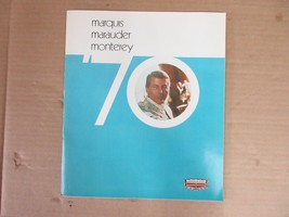 Vintage 1970 Lincoln Mercury Marquis Marauder Montery Dealer Brochure  A9 - $54.96