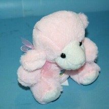 Plush Pals Pink Lamb 6&quot; Easter Egg Tummy Stuffed Sheep Hunson Trading Soft Toy - £9.91 GBP