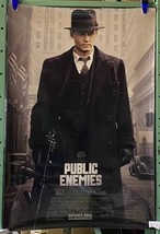 PUBLIC ENEMIES MOVIE THEATER￼ POSTER TWO SIDED 27x40 - £6.86 GBP