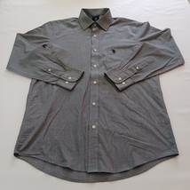 U.S. Polo Assn. Men&#39;s Slim Fit Dress Shirt Blue &amp; White Size M (15-15 1/... - $14.54