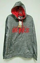 NHL New Jersey Devils Embroidered Logo Gray Pullover Hooded Sweatshirt 2... - $49.99